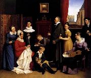 BEGAS, Carl the Elder The Begas Family oil painting on canvas